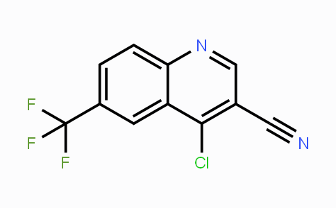 CAS No. 1017788-96-3, 4-Chloro-6-(trifluoromethyl)quinoline-3-carbonitrile