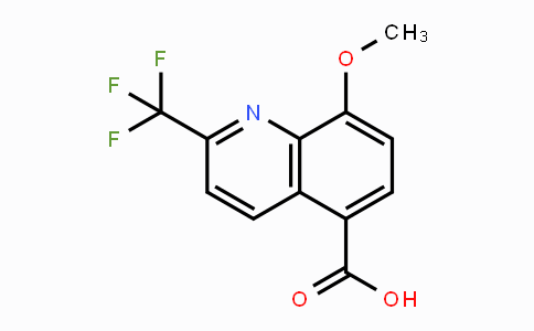 CAS No. 199872-29-2, 8-Methoxy-2-(trifluoromethyl)quinoline-5-carboxylic acid