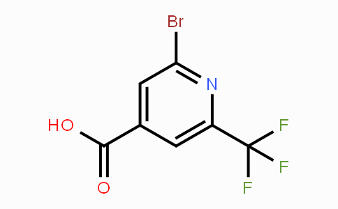 CAS No. 749875-11-4, 2-Bromo-6-(trifluoromethyl)isonicotinic acid