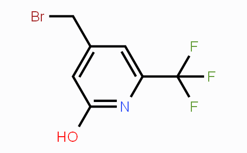 CAS No. 1227594-55-9, 4-Bromomethyl-2-hydroxy-6-(trifluoromethyl)pyridine