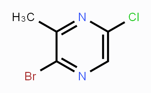 CAS No. 1260664-82-1, 2-Bromo-5-chloro-3-methylpyrazine