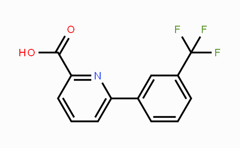 CAS No. 887982-06-1, 6-(3-(Trifluoromethyl)phenyl)picolinic acid