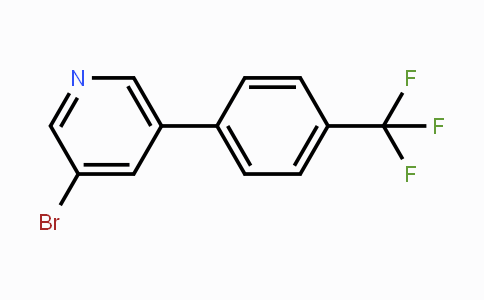 CAS No. 675590-01-9, 3-Bromo-5-(4-(trifluoromethyl)phenyl)pyridine