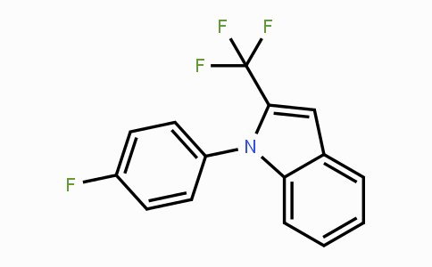CAS No. 1233881-86-1, 1-(4-Fluorophenyl)-2-(trifluoromethyl)-1H-indole