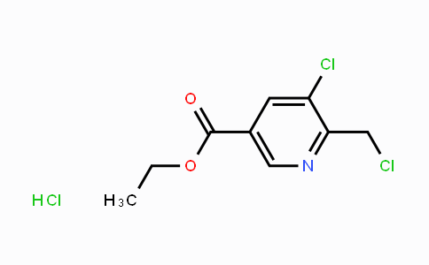 CAS No. 1384264-44-1, Ethyl 5-chloro-6-(chloromethyl)nicotinate hydrochloride