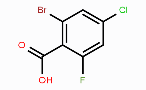 CAS No. 1082040-61-6, 2-Bromo-4-chloro-6-fluorobenzoic acid