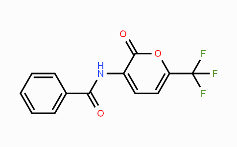 CAS No. 312615-59-1, N-(2-Oxo-6-(trifluoromethyl)-2H-pyran-3-yl)benzamide