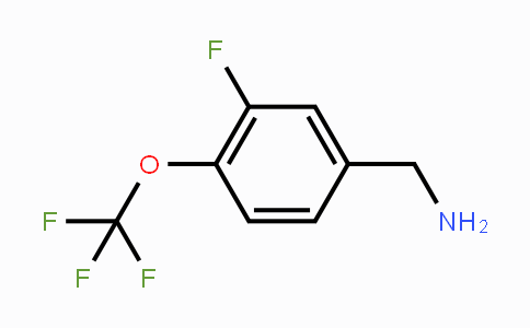 CAS No. 886499-13-4, (3-Fluoro-4-(trifluoromethoxy)phenyl)methanamine