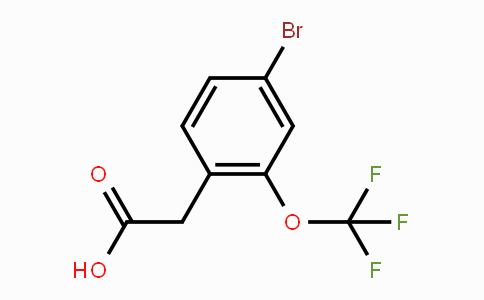 CAS No. 509142-74-9, 2-(4-Bromo-2-(trifluoromethoxy)phenyl)acetic acid