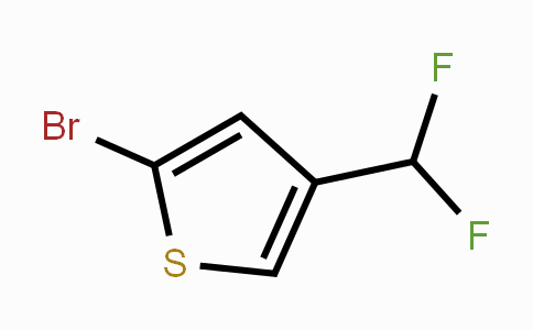 CAS No. 1426290-09-6, 2-Bromo-4-(difluoromethyl)thiophene