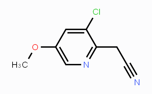 CAS No. 1227516-52-0, 2-(3-Chloro-5-methoxypyridin-2-yl)acetonitrile