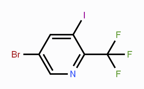 CAS No. 1408279-59-3, 5-Bromo-3-iodo-2-(trifluoromethyl)pyridine