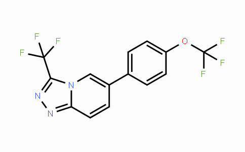 MC432466 | 1262618-39-2 | 6-(4-Trifluoromethoxy-phenyl)-3-trifluoromethyl-[1,2,4]triazolo[4,3-a]pyridine