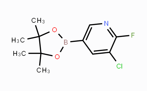 CAS No. 1220219-73-7, 3-Chloro-2-fluoro-5-(4,4,5,5-tetramethyl-[1,3,2]dioxaborolan-2-yl)-pyridine