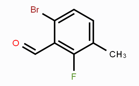 CAS No. 1114809-22-1, 6-Bromo-2-fluoro-3-methylbenzaldehyde