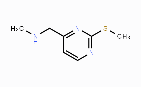CAS No. 1508721-46-7, N-Methyl-1-(2-(methylthio)pyrimidin-4-yl)methanamine