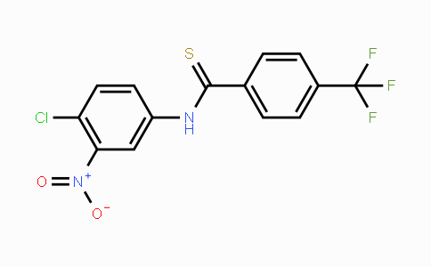 CAS No. 1257095-61-6, N-(4-Chloro-3-nitrophenyl)-4-(trifluoromethyl)benzothioamide