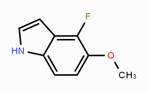 CAS No. 288385-89-7, 4-Fluoro-5-methoxy-1H-indole