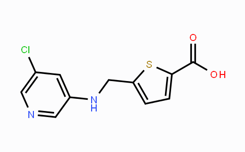 CAS No. 1404456-62-7, 5-(((5-Chloropyridin-3-yl)amino)methyl)thiophene-2-carboxylic acid