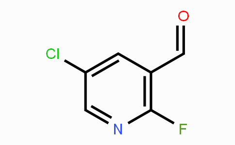 CAS No. 882679-90-5, 5-Chloro-2-fluoronicotinaldehyde