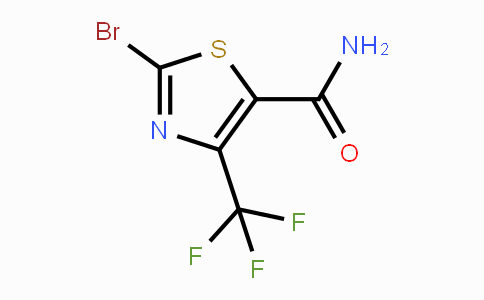 CAS No. 1823883-11-9, 2-Bromo-4-(trifluoromethyl)thiazole-5-carboxamide