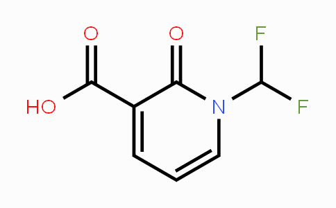 CAS No. 1129458-32-7, 1-(Difluoromethyl)-2-oxo-1,2-dihydropyridine-3-carboxylic acid