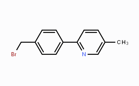 CAS No. 1119454-23-7, 2-(4-(Bromomethyl)phenyl)-5-methylpyridine
