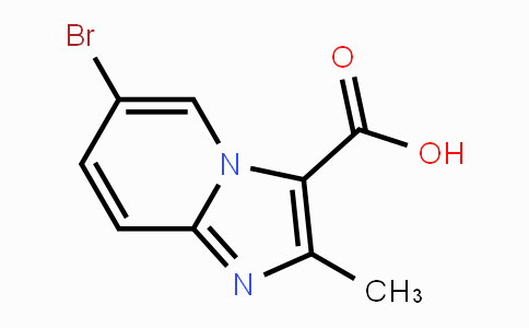 CAS No. 81438-57-5, 6-Bromo-2-methylimidazo[1,2-a]pyridine-3-carboxylic acid