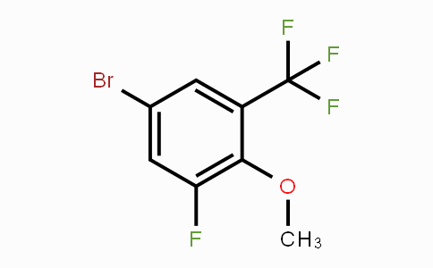 CAS No. 1224604-21-0, 5-Bromo-1-fluoro-2-methoxy-3-(trifluoromethyl)benzene