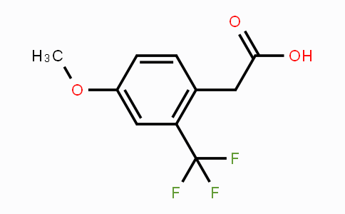 CAS No. 916420-90-1, 2-(4-Methoxy-2-(trifluoromethyl)phenyl)acetic acid