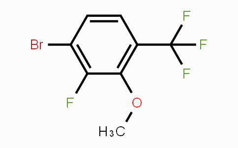 CAS No. 943830-19-1, 1-Bromo-2-fluoro-3-methoxy-4-(trifluoromethyl)benzene
