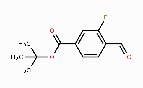 CAS No. 866625-12-9, tert-Butyl 3-fluoro-4-formylbenzoate