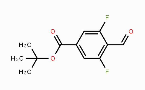 CAS No. 467442-12-2, 3,5-Difluoro-4-formyl-benzoic acid tert-butyl ester