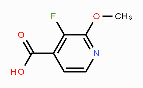 CAS No. 1214362-24-9, 3-Fluoro-2-methoxyisonicotinic acid