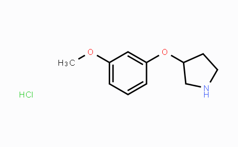CAS No. 23123-08-2, 3-(3-Methoxyphenoxy)pyrrolidine hydrochloride