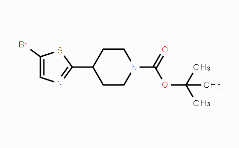 CAS No. 951259-16-8, tert-Butyl 4-(5-bromothiazol-2-yl)piperidine-1-carboxylate