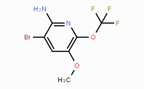 CAS No. 1803942-34-8, 3-Bromo-5-methoxy-6-(trifluoromethoxy)pyridin-2-amine