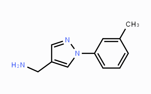 CAS No. 400876-68-8, (1-(m-Tolyl)-1H-pyrazol-4-yl)methanamine