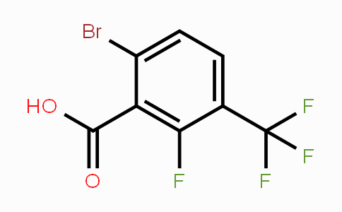 CAS No. 1026962-68-4, 6-Bromo-2-fluoro-3-(trifluoromethyl)benzoic acid