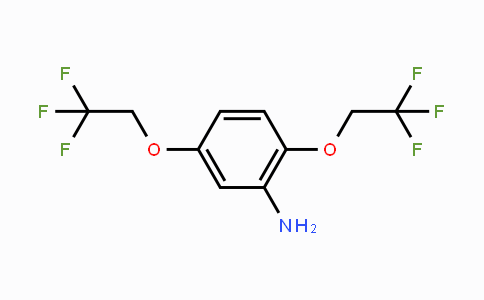 CAS No. 66300-37-6, 2,5-bis(trifluoroethoxy)aniline
