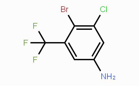 CAS No. 914225-58-4, 4-Bromo-3-chloro-5-(trifluoromethyl)aniline