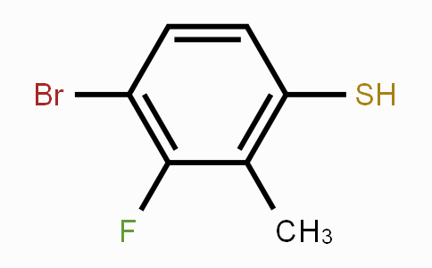 CAS No. 1208077-13-7, 4-Bromo-3-fluoro-2-methylthiophenol