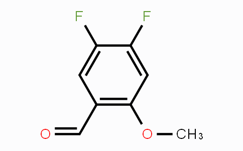 CAS No. 145742-34-3, 4,5-Difluoro-2-methoxybenzaldehyde