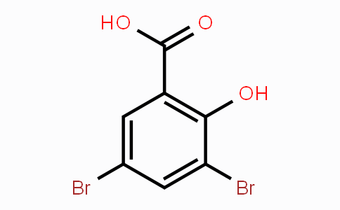 CAS No. 3147-55-5, 3,5-Dibromo-2-hydroxybenzoic acid