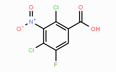 CAS No. 106809-14-7, 2,4-Dichloro-5-fluoro-3-nitrobenzoic acid