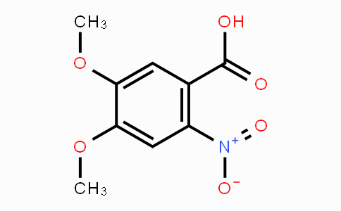 CAS No. 4998-07-6, 4,5-Dimethoxy-2-nitrobenzoic acid