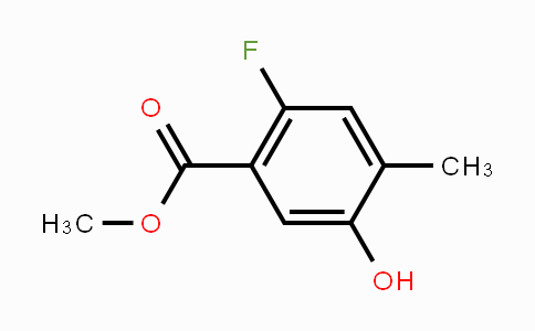 CAS No. 1378655-77-6, Methyl 2-fluoro-5-hydroxy-4-methylbenzoate