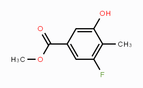 CAS No. 1215031-99-4, 3-Fluoro-5-hydroxy-4-methyl-benzoic acid methyl ester