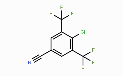 CAS No. 62584-30-9, 4-Chloro-3,5-bis(trifluoromethyl)benzonitrile