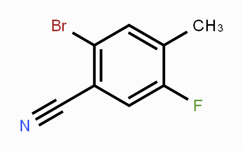 CAS No. 916792-11-5, 2-Bromo-5-fluoro-4-methylbenzonitrile